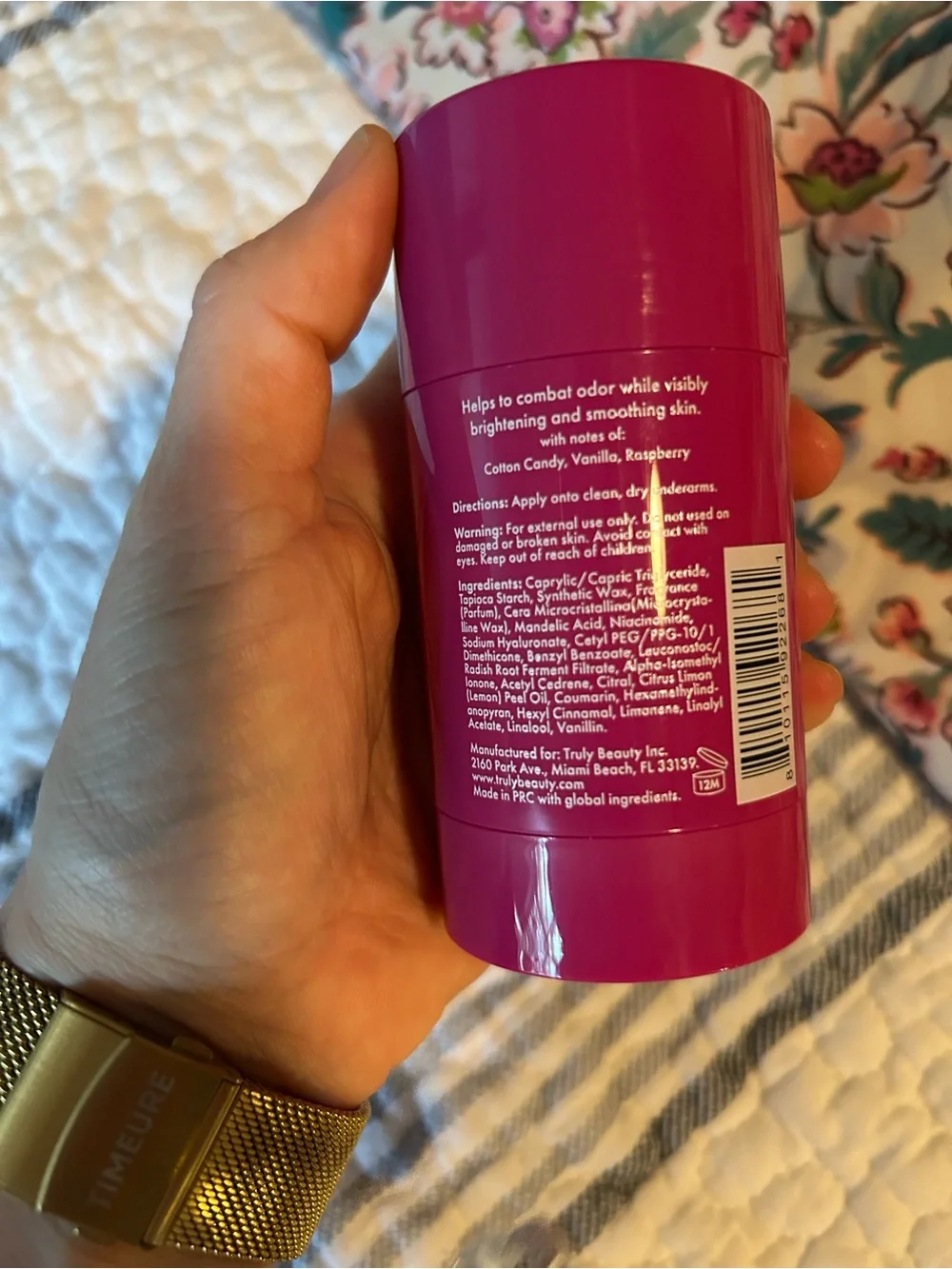TRULY Unicorn Fruit Deodorant Stick - Hot Pink